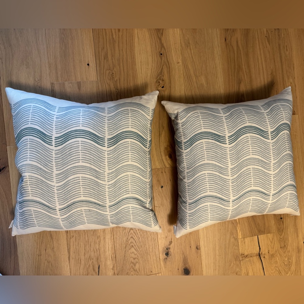 Lacefield Designs Striped Pillow Covers, Set of 2, 24x24 (no inserts)